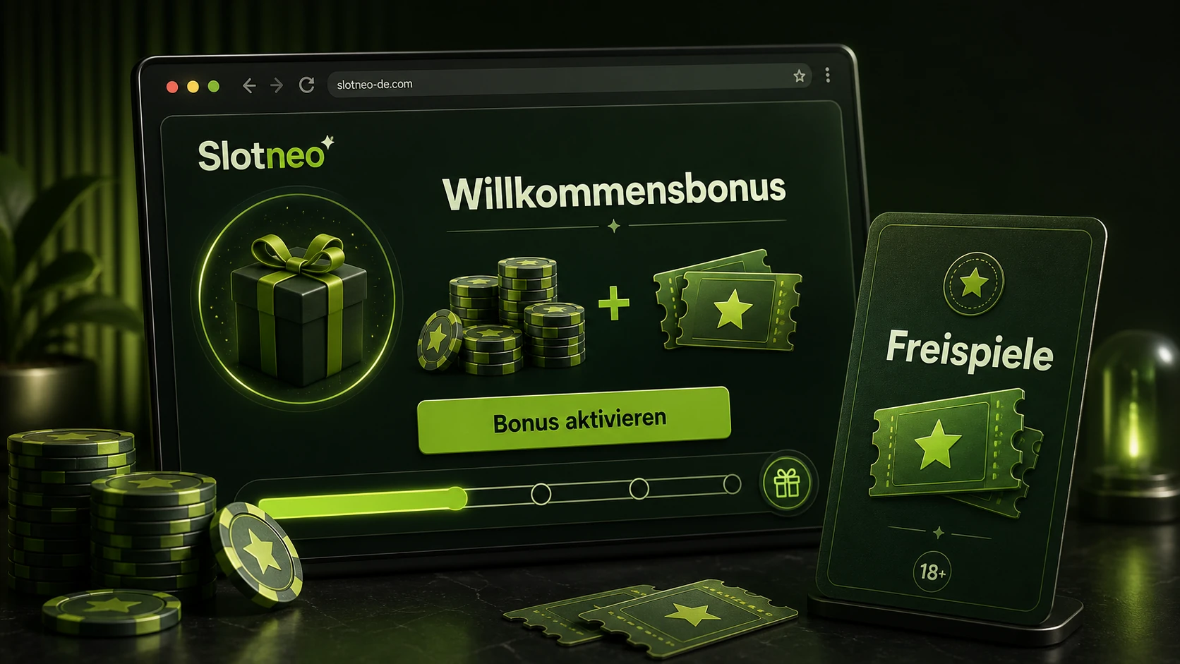 Aktueller Slotneo Willkommensbonus